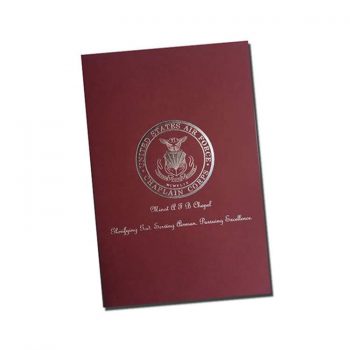 Right Pocket 5-7/8" x 9" Foil Stamped Welcome Folders