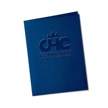 Right Pocket 5-7/8" x 9" Embossed Welcome Folders