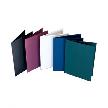 Low Minimum Colored Linen Folders - No Imprint