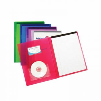 8.5 x 11 Pad Folios with CD Pouch