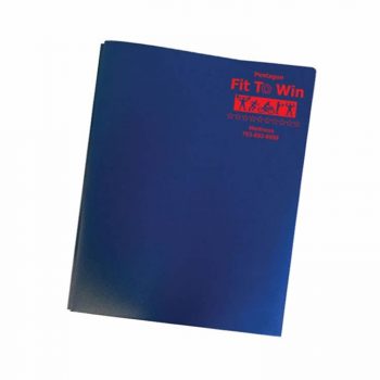 Confidential Three Prong Twin Pocket Folders - HIPAA Compliant