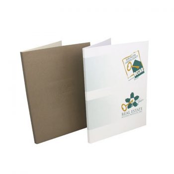 9 x 12 Printed Box Pocket Folders, 1/2" Spine