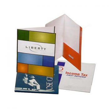 9 x 12 Right Pocket Printed Presentation Folders